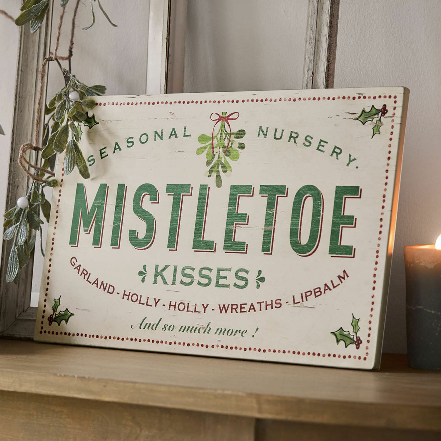 Dekorační tabule Mistletoe