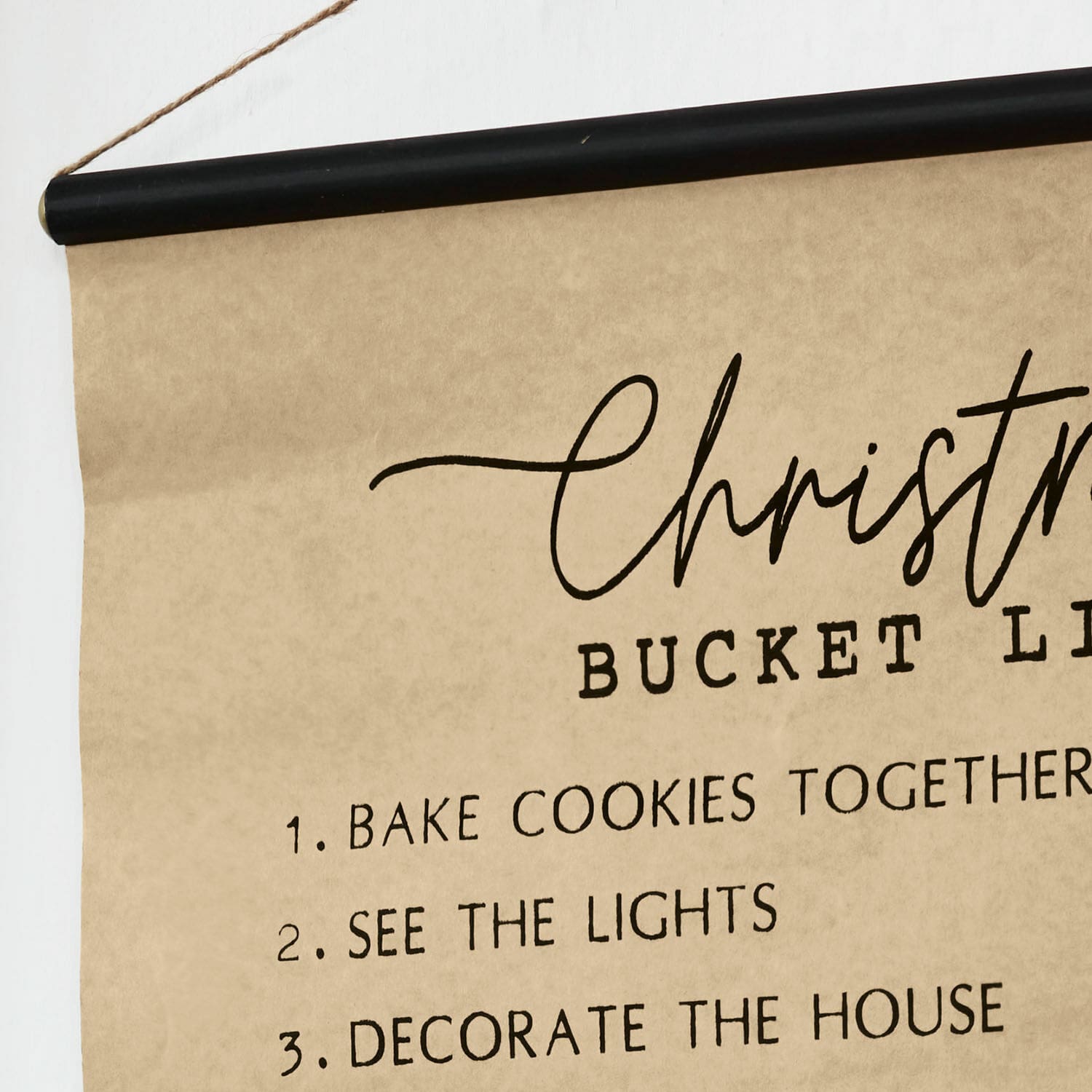 Obraz Christmas Bucket List